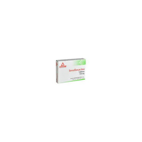 LEVOFLOXACINO TAB. 750 MG. CAJA C/7