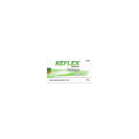KEFLEX (CEFALEXINA) 500 mg C/12 TAB