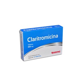 CLARITROMICINA TAB 500 MG CAJA C10