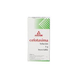 CEFOTAXIMA INY. 1G. I.M. FCO. AMP. C/PVO. Y AMP. C/4 ML.