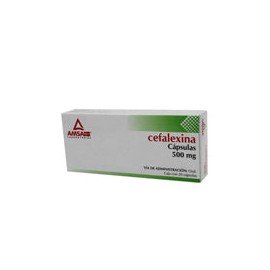 CEFALEXINA CAP. 500 MG. CAJA C/20