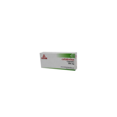 CEFALEXINA CAP. 500 MG. CAJA C/20