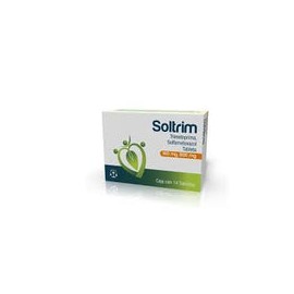 SOLTRIM-F TAB. 160/800 MG. CAJA C/14