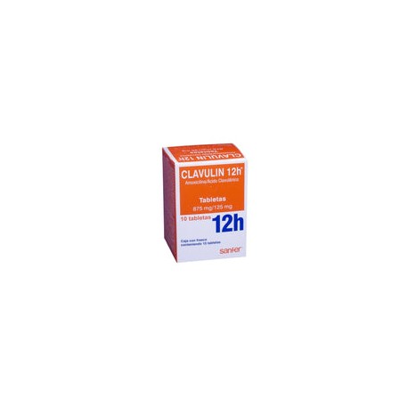 CLAVULIN 12H (AMOXICILINA/ACIDO CLAVULANICO) 875 MG/125 MG C/10 TAB
