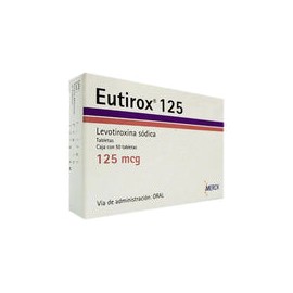 EUTIROX 125 MCG 50 TAB