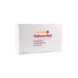 GALVUS-MET 50/850MG 60 CPR REC
