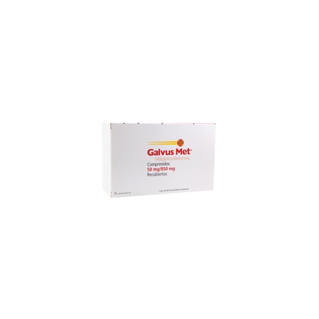 GALVUS-MET 50/850MG 60 CPR REC