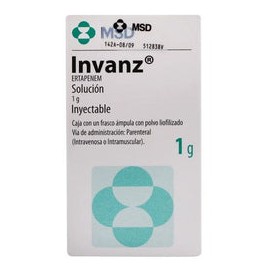 INVANZ 1 G SOL INY F.A.