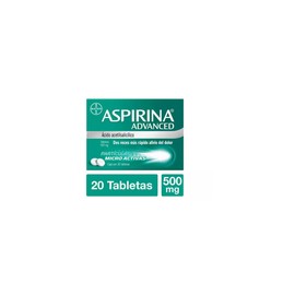 ASPIRINA ADVANCE 500 MG 20 TAB
