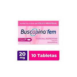 BUSCAPINA FEM 20/400MG 10 TAB