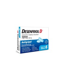 DESENFRIOL-D 2/5/500 MG 6 TAB