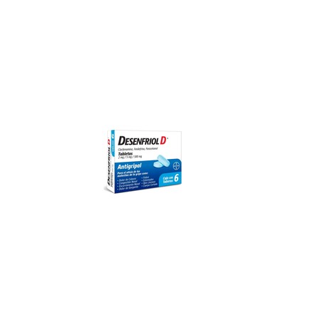 DESENFRIOL-D 2/5/500 MG 6 TAB