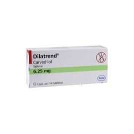 DILATREND 6.25 MG 14 TAB