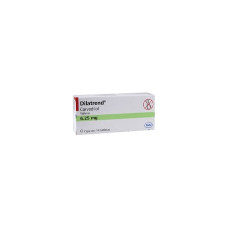 DILATREND 6.25 MG 14 TAB
