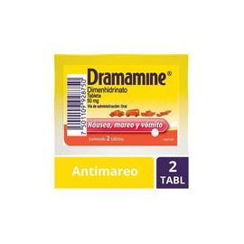 DRAMAMINE 50MG SACH 2 TAB      S