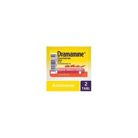 DRAMAMINE 50MG SACH 2 TAB      S