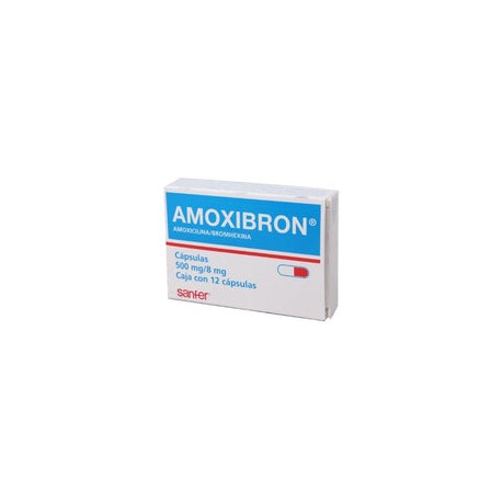 AMOXIBRON 500 MG 12 CAPS