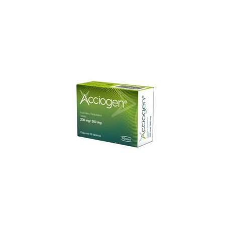 ACCIOGEN 200/500 MG 20 TAB