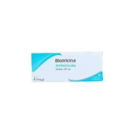 BIOTRICINA 250 MG CAJA C/10 TAB