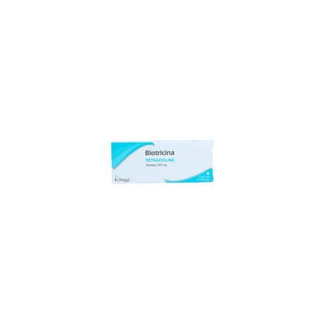 BIOTRICINA 250 MG CAJA C/10 TAB