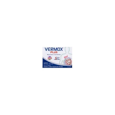 VERMOX-PLUS 300/150MG 2 TAB