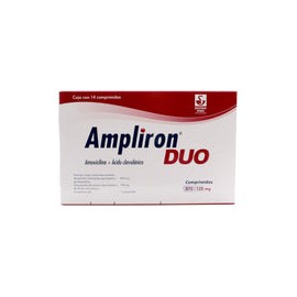 AMPLIRON DUO 875/125MG 14 CPR