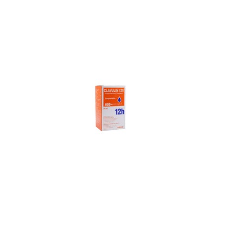 CLAVULIN 12H 600/42.9MG 50MLSUSP