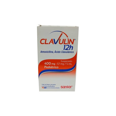 CLAVULIN 12H400/57MG PED70MLSUSP