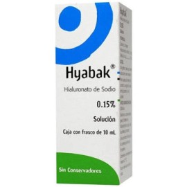 HYABAK 0.15% SOL OFT 10 ML