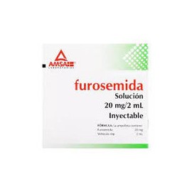 FUROSEMIDA 20MG S INY 5X2ML LGEN