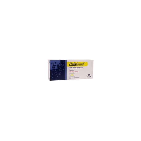 CEFABROXIL TAB. 500/30 MG. CAJA C/15
