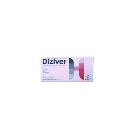 DIZIVER 20 TAB 25 MG